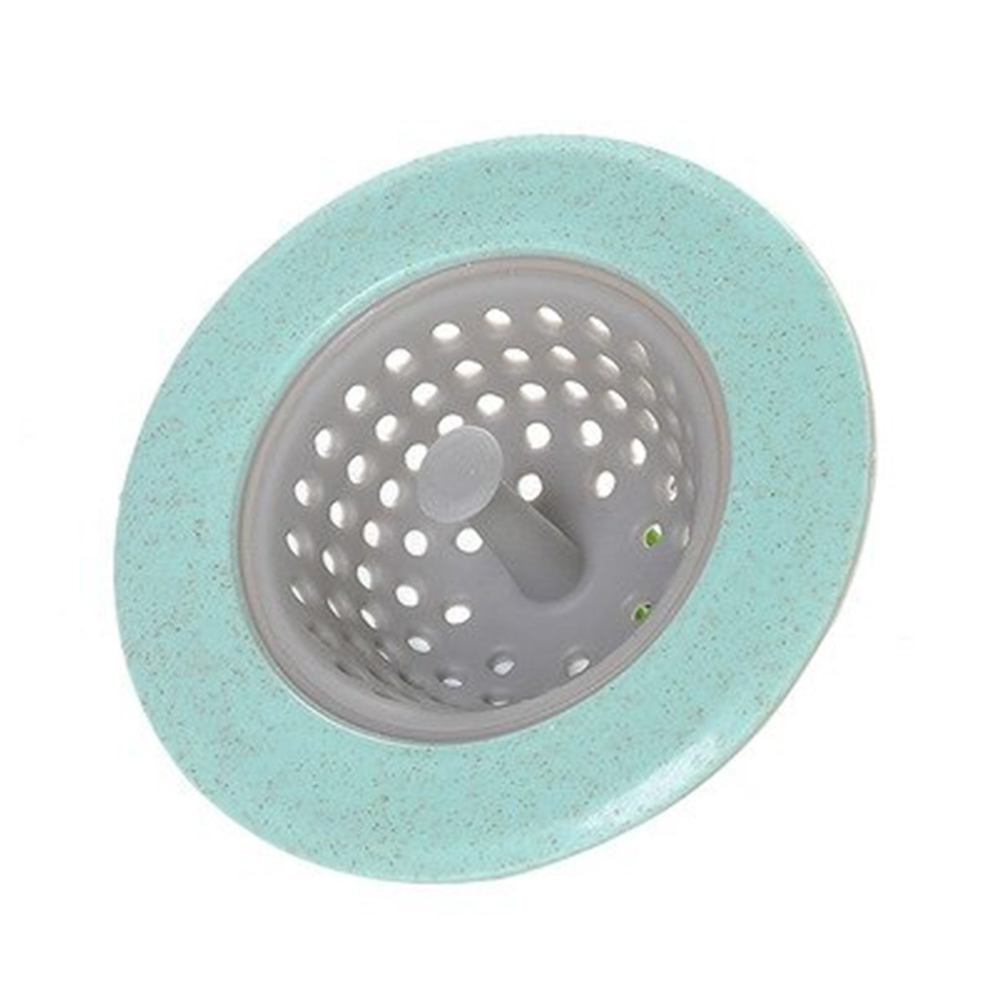 Wukusy 1120 silicone sink strainer and drain basket for kitchen basin, flexible and durable sink drainer in black.