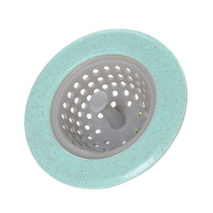 Wukusy 1120 silicone sink strainer and drain basket for kitchen basin, flexible and durable sink drainer in black.