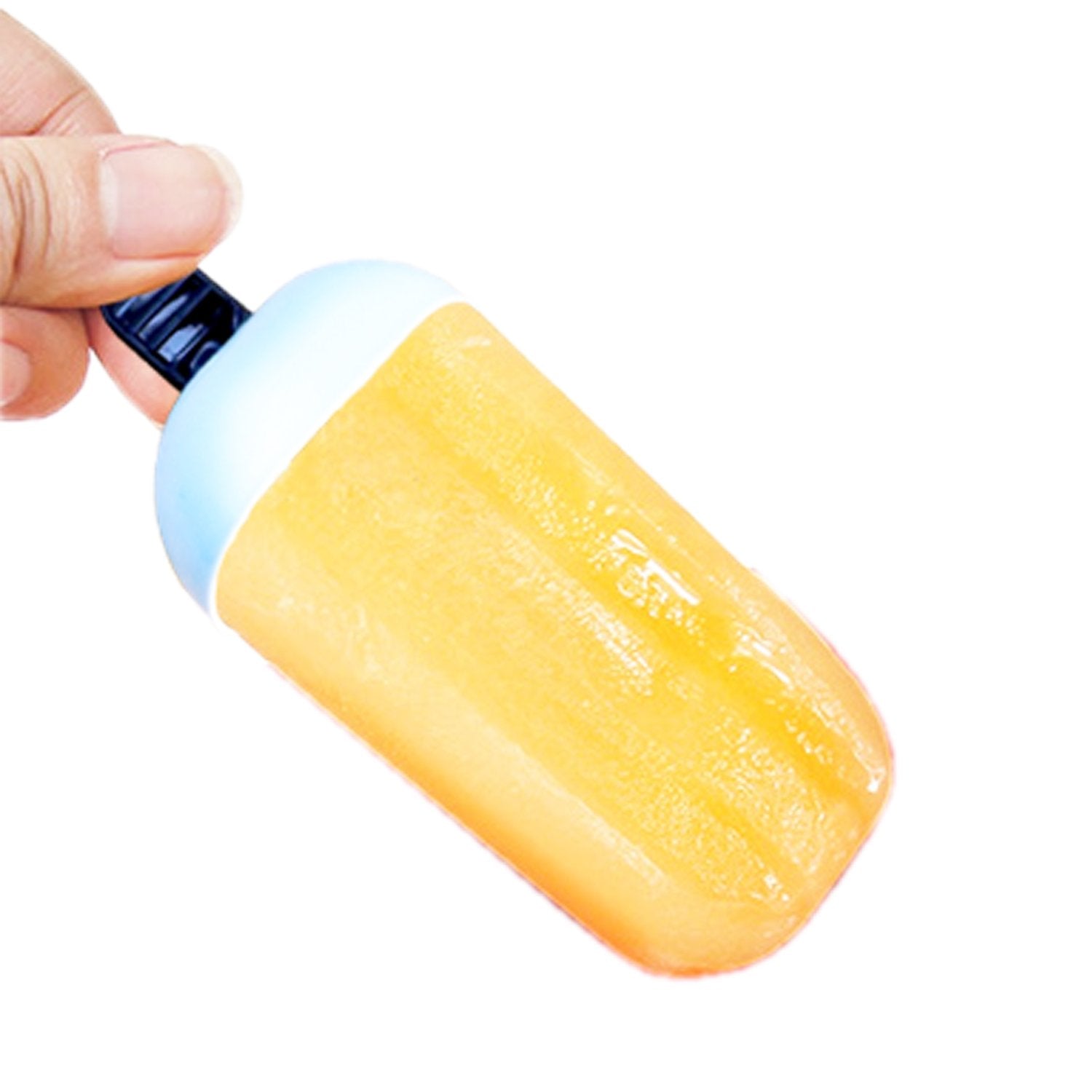 Multicolour plastic ice candy maker set with 6 cups by Wukusy, designed for making kulfi and frozen treats at home