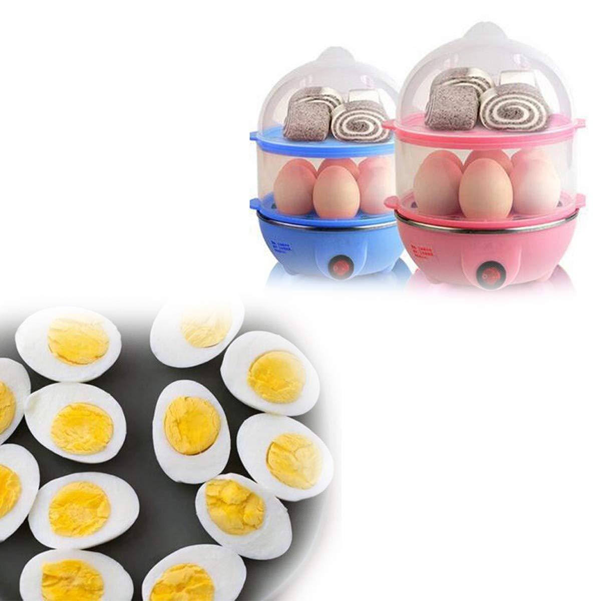 Wukusy 115 multi-function 2-layer 14-egg cooker and steamer for home kitchen use with adjustable settings and durable design.