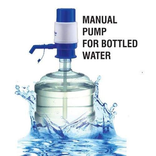 Wukusy 116 Hand Press Water Pump Dispenser for home and kitchen use, with a simple pump mechanism and clear water outlet.