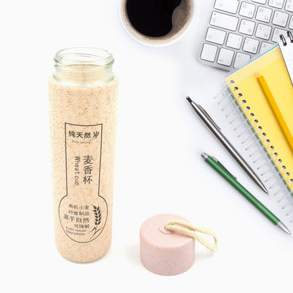 Wukusy 350ml BPA-free outdoor sport water bottle with leak-proof cap, suitable for hot or cold water, ideal for travel, gym, and kids.