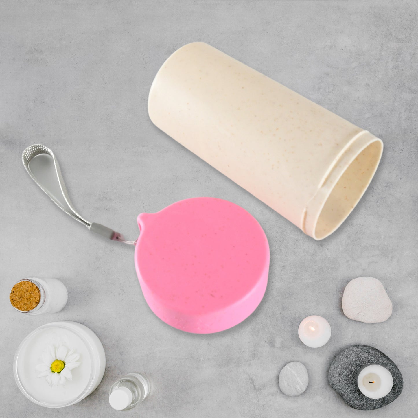Wukusy 300ml travel coffee cup with lid, portable water bottle, wheat straw material, ideal for coffee and tea.