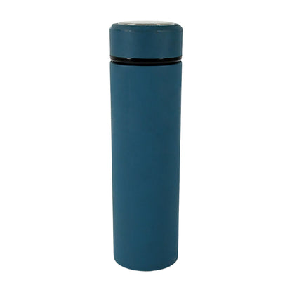 Wukusy 500ml stainless steel leak-proof water bottle, suitable for fridge, gym, hiking, travel, with hot and cold water.