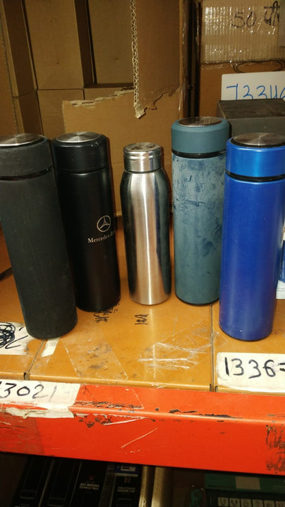 Wukusy stainless steel 500ml leak-proof water bottle with hot and cold insulation, suitable for home, gym, hiking, and travel.