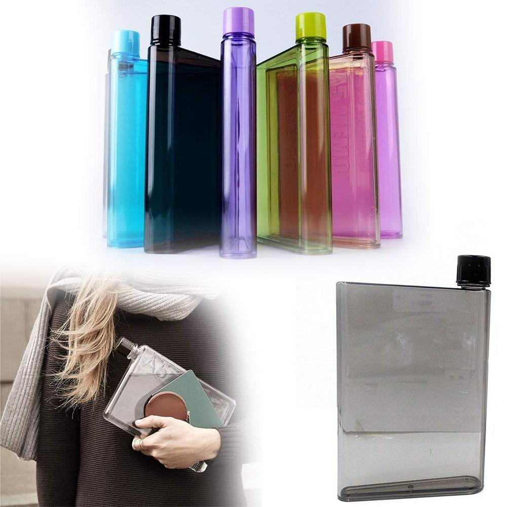 A5 size Wukusy plastic notebook with colorful cover, perfect for home and kitchen use, shown in various bright colors.