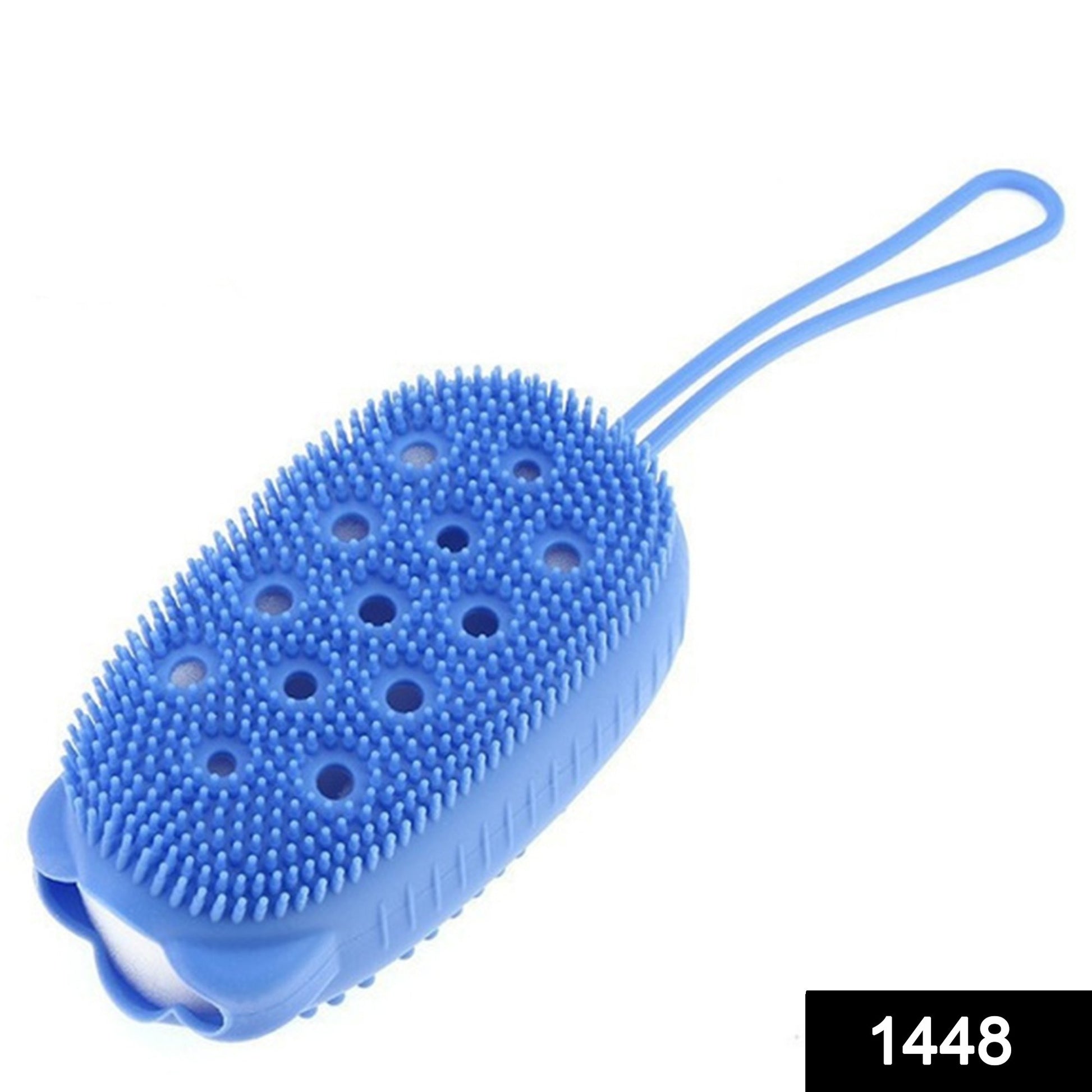 Wukusy silicone bubble bath spa brush, a super soft body scrubbing brush for gentle skin cleansing and exfoliation.