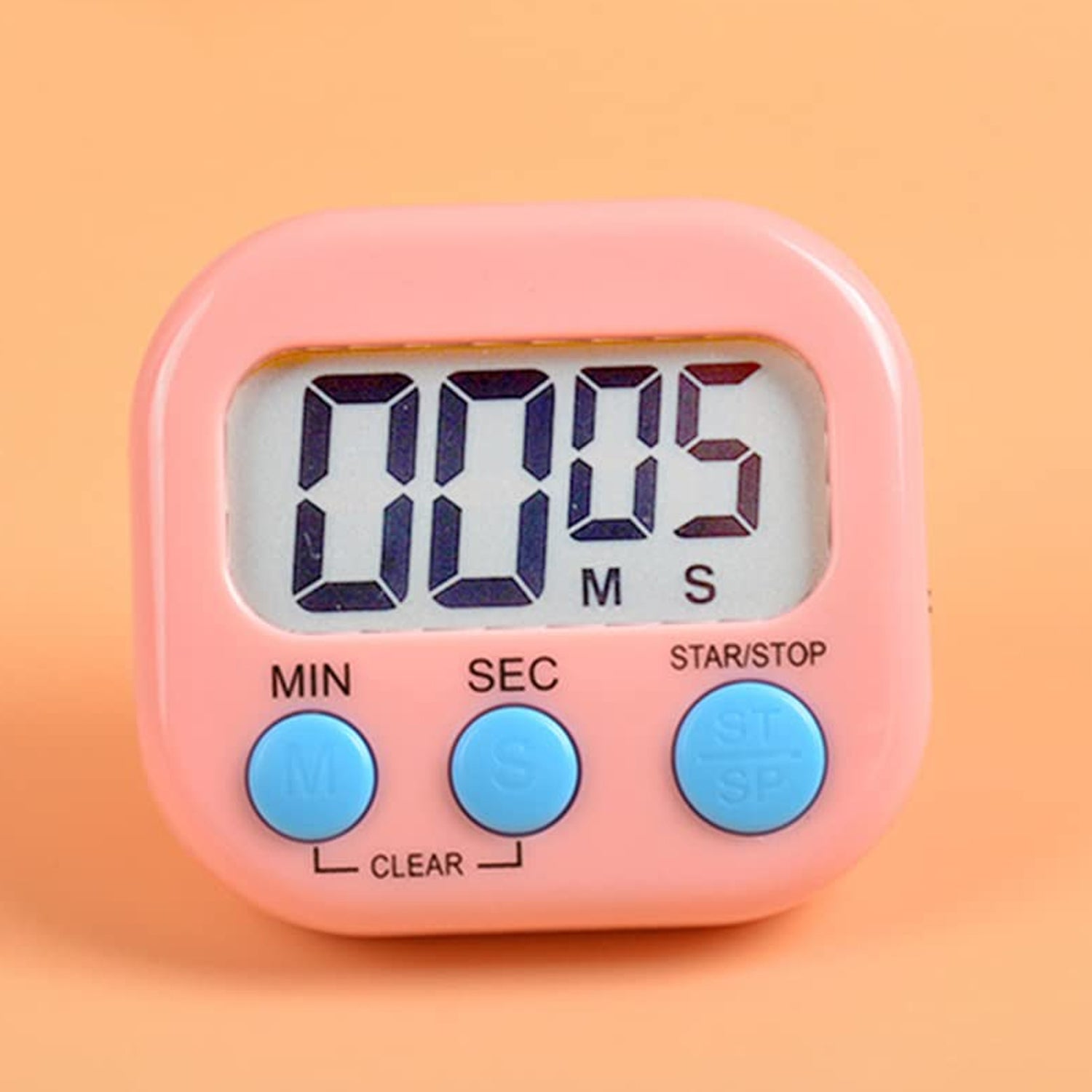 Wukusy 1540 digital kitchen timer with clear big digits, 0-99 minute countdown, ideal for cooking and office use.