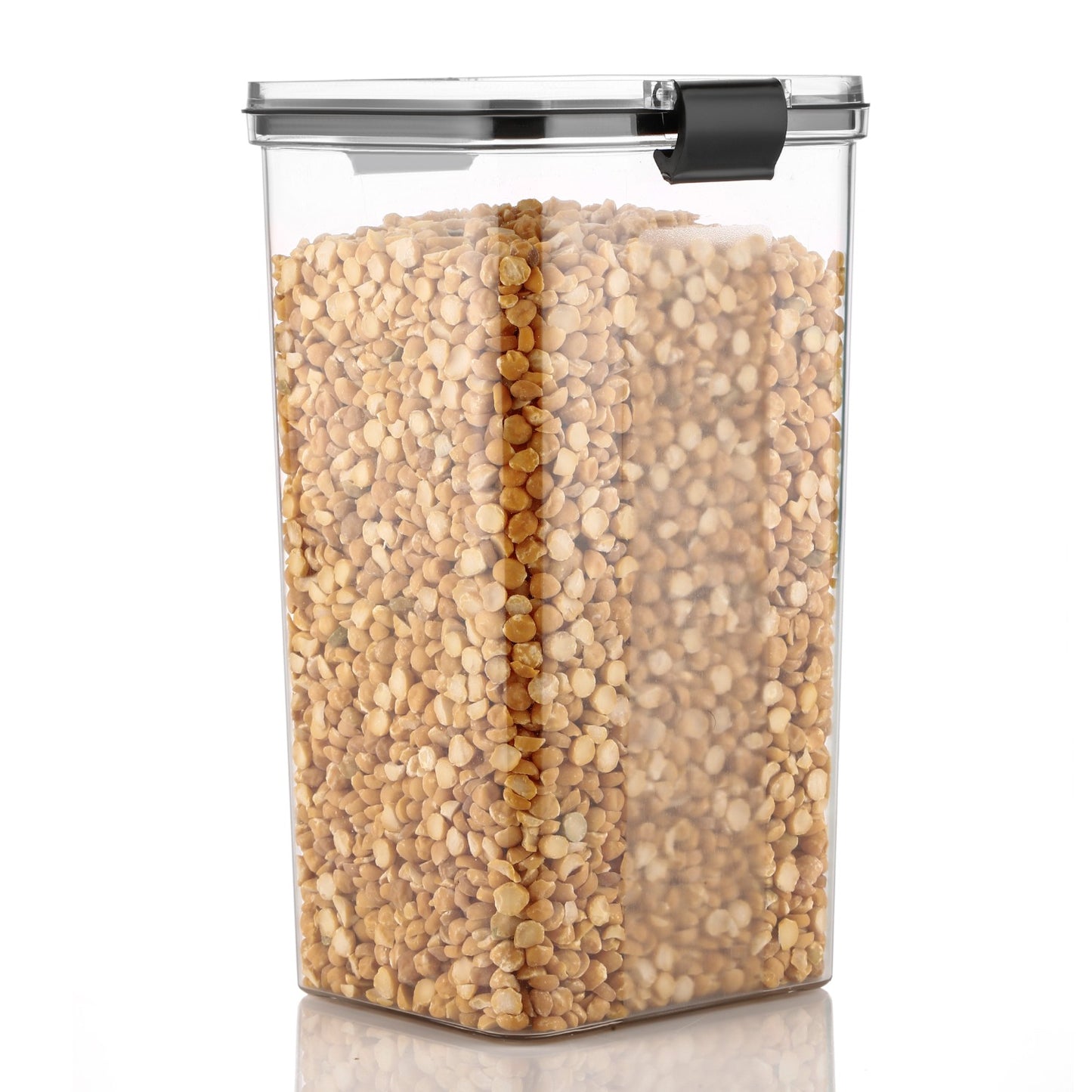 Wukusy 1700ml airtight lock plastic storage container for kitchen organization, featuring secure locking lid for freshness.