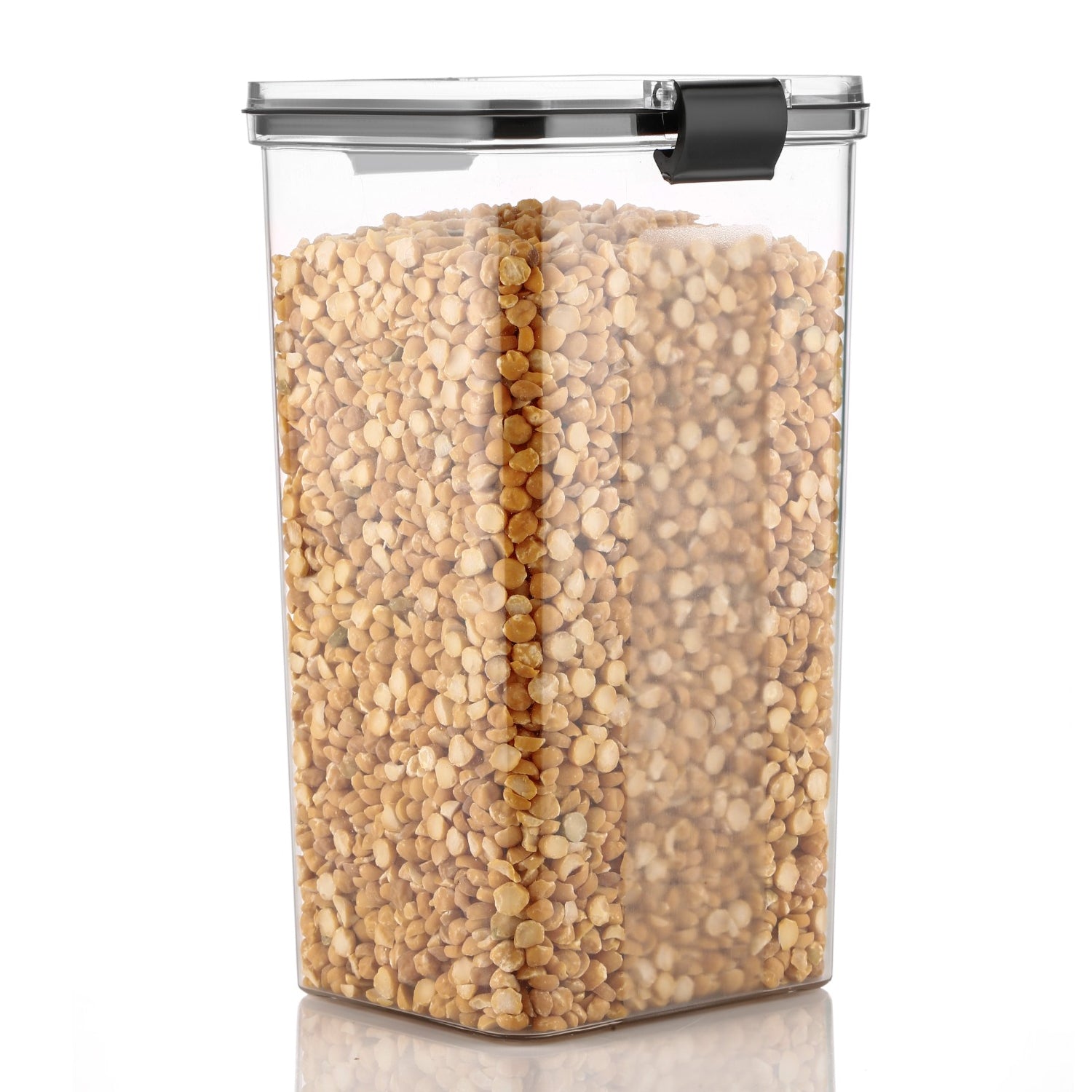 Wukusy 1700ml airtight lock plastic storage container for kitchen organization, featuring secure locking lid for freshness.