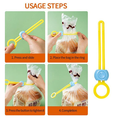 Wukusy 17570 multi-purpose reusable food and cable clips for sealing, organizing bags, cords, and kitchen or office use.