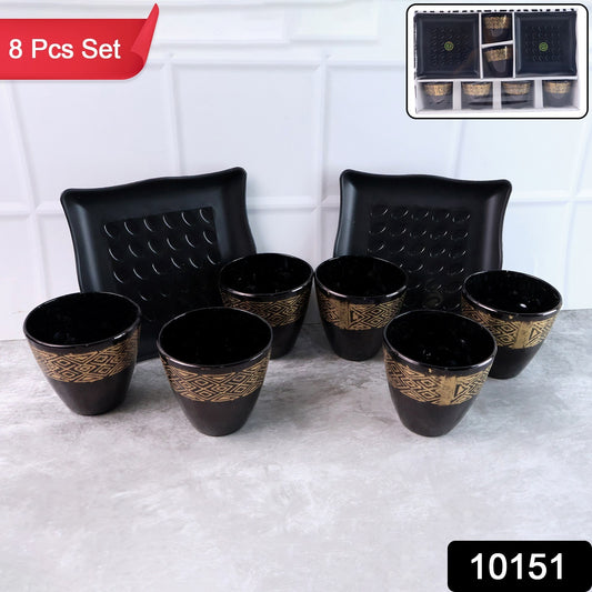 Set of 2 ceramic bowls and 6 glass snake-shaped containers from Wukusy, ideal for home and kitchen storage.