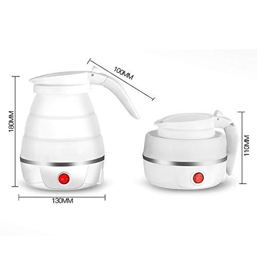 Wukusy silicone foldable electric water kettle for camping, collapsible design, ideal for home and outdoor kitchen use