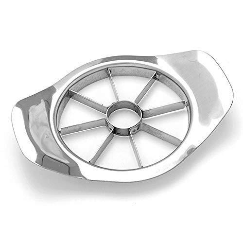 Wukusy stainless steel apple cutter with 8 blades and handle, perfect for slicing apples efficiently in home and kitchen use.