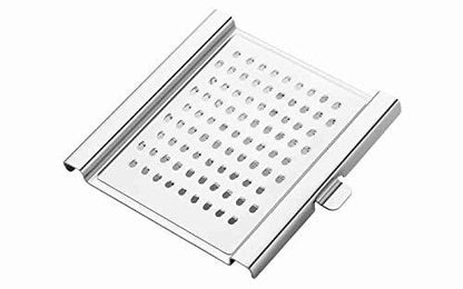 Wukusy 6-in-1 stainless steel kitchen chopper, cutter, slicer, and grater with handle for versatile food prep.
