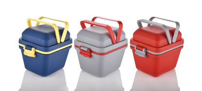 Wukusy airtight lunch box with handle and push lock, ideal for home and kitchen use, featuring a secure, portable food storage solution.