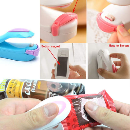 Wukusy 215 Handheld Sealer mini sealing machine for home and kitchen use, compact and easy to seal food bags.