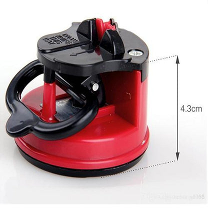 Wukusy manual kitchen knife sharpener for sharpening stainless steel knives, compact home and kitchen tool with ergonomic design.