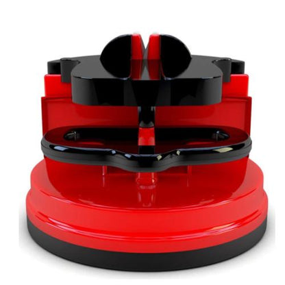 Wukusy manual kitchen knife sharpener for stainless steel knives, featuring a handheld device for easy sharpening at home.