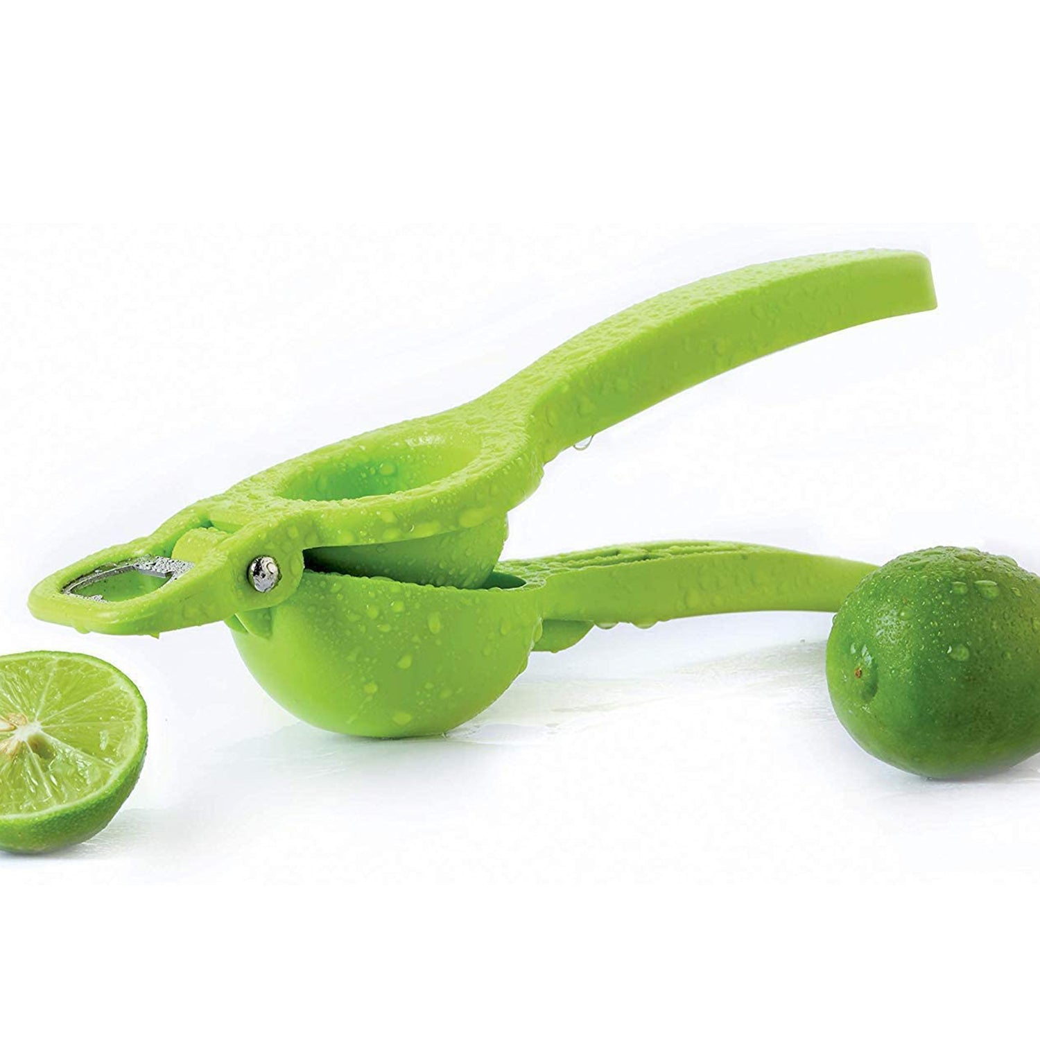 Wukusy 2-in-1 unbreakable lemon squeezer and bottle opener for kitchen use, made of durable material.