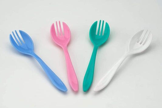 Set of 10 Wukusy heavy-duty dinner table forks for home kitchen use, stainless steel utensils for everyday dining.