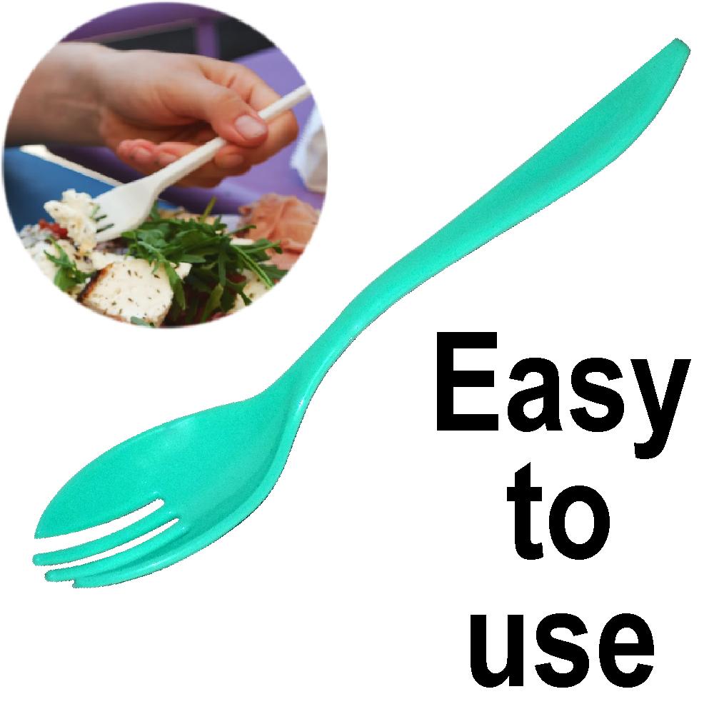 Set of 10 Wukusy heavy-duty dinner table forks for home and kitchen use, featuring sturdy stainless steel design.
