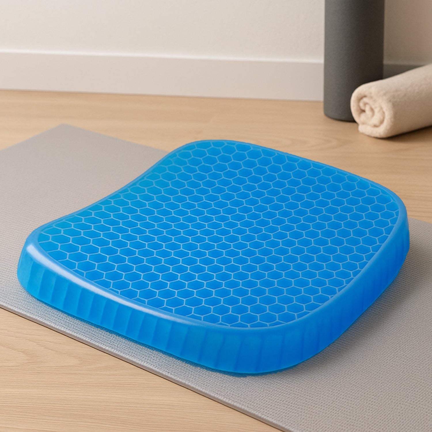 Wukusy 219 Cushion Seat Flex Gel Orthopedic Egg Sitter Seat Cushion for home and office comfort and support