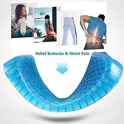 Wukusy 219 Cushion Seat Flex Gel Orthopedic Seat Cushion Pad with ergonomic design and egg-shaped support for comfortable sitting