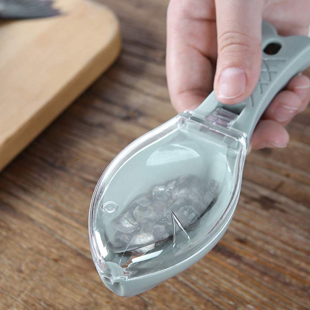 Wukusy fish scale scraper and skin peeler, a kitchen tool for removing fish scales and skin efficiently.