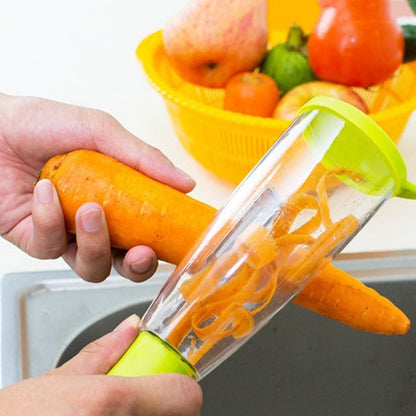 Wukusy 2230 Smart Multifunctional Vegetable and Fruit Peeler for kitchen use, with ergonomic handle and stainless steel blade.