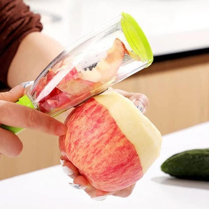 Wukusy 2230 Smart Multifunctional Vegetable and Fruit Peeler for kitchen use, with ergonomic handle and stainless steel blades.