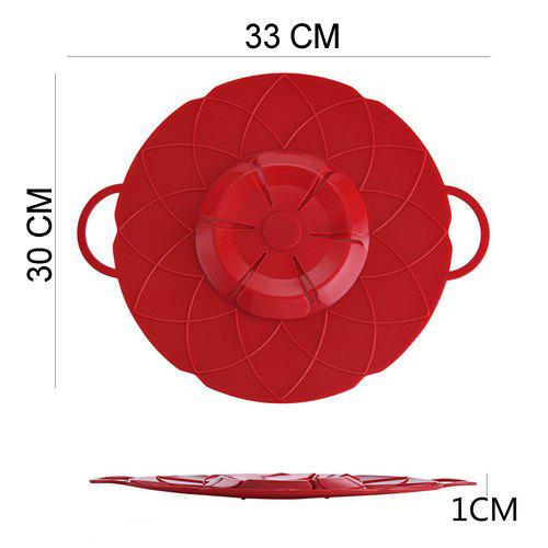 Wukusy multifunctional silicone lid cover for pots and pans, flexible, heat-resistant, and fits various cookware sizes.