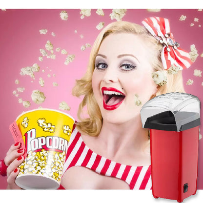 Wukusy electric popper maker machine for making popcorn snacks at home, compact kitchen appliance with easy operation.