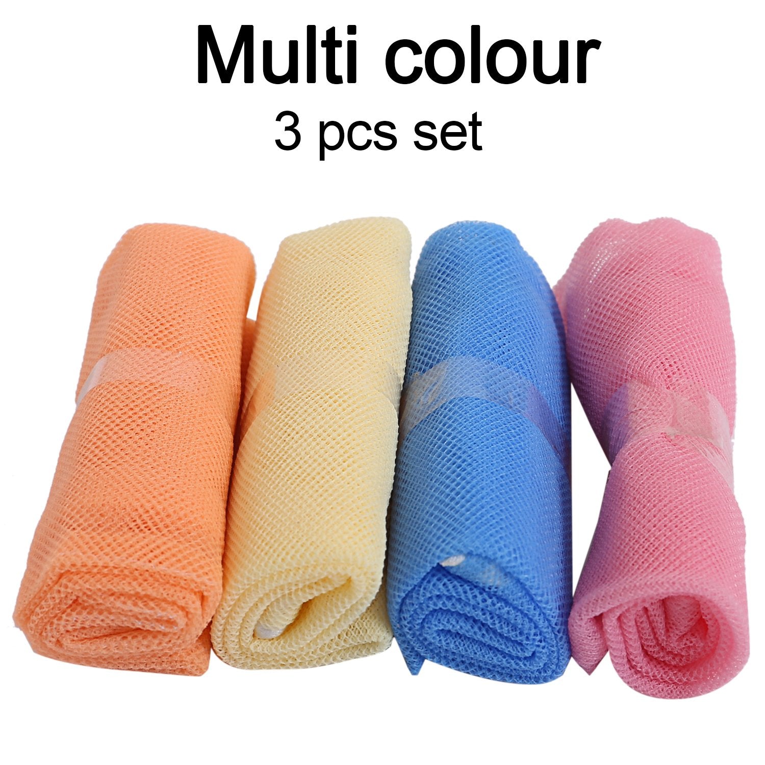 Multicolour Wukusy fridge bags for fruits and vegetables with zip net, designed for food storage and freshness.