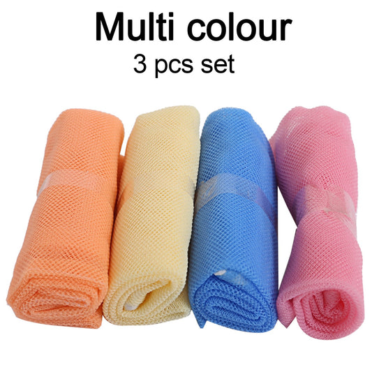 Multicolour Wukusy fridge bags for fruits and vegetables with zip net, designed for food storage and freshness.