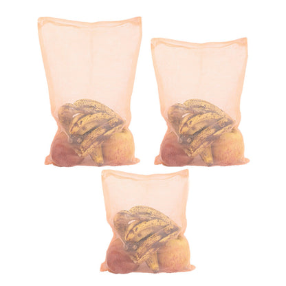 Multicolour Wukusy fridge bags for fruits and vegetables with zip net, designed for fresh storage in home and kitchen.
