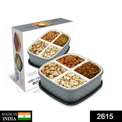 Wukusy Dry Fruit Chocolates Sweet Box with assorted chocolates and dry fruits in a decorative gift box for home and kitchen use.