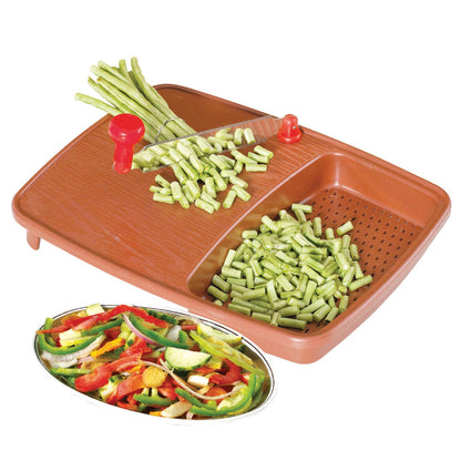 Wukusy Cut N Wash Box and Tray for household kitchen use, ideal for cutting and washing fruits and vegetables.