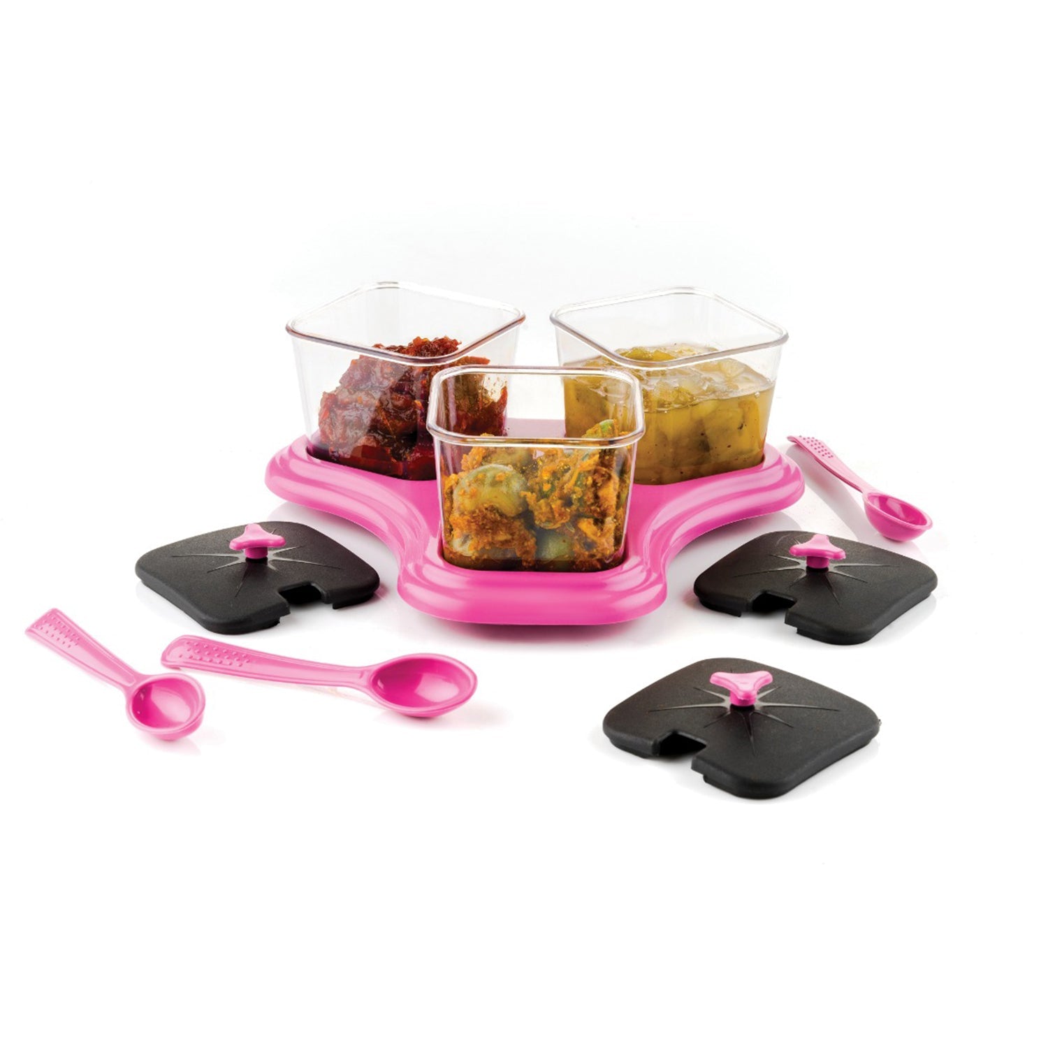 Wukusy 3-piece dining set used as cutlery for serving food, sweets, suitable for household and official settings.