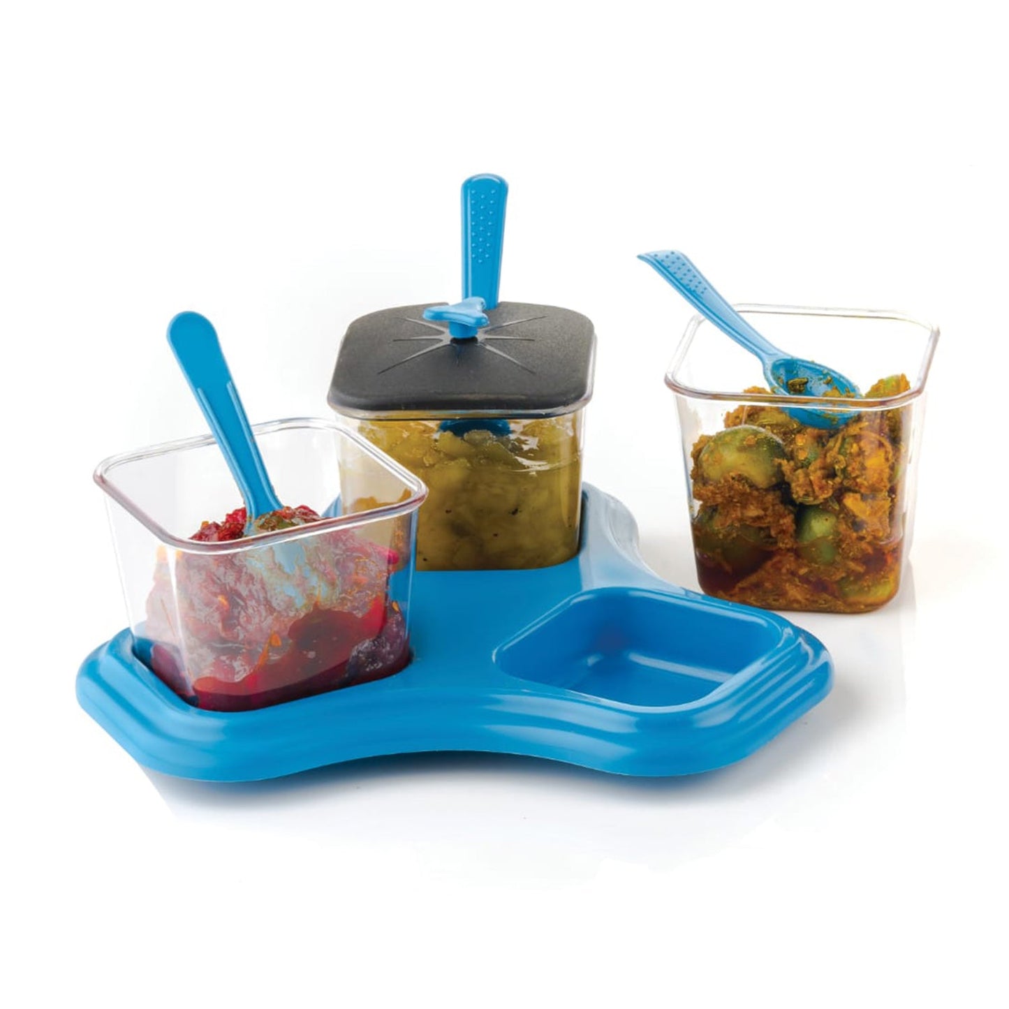 Wukusy 3-piece dining set used as cutlery for serving food, sweets, and household or official use, shown in a home kitchen setting.