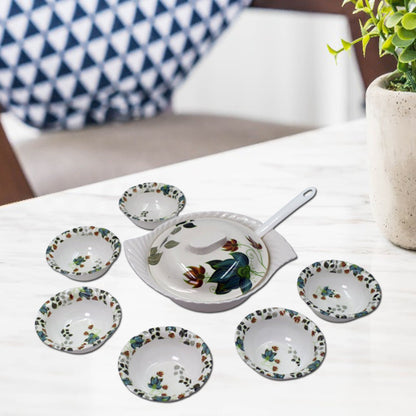Wukusy 9-piece pudding set used as cutlery for serving food, sweets, and household or official use in home and kitchen settings.