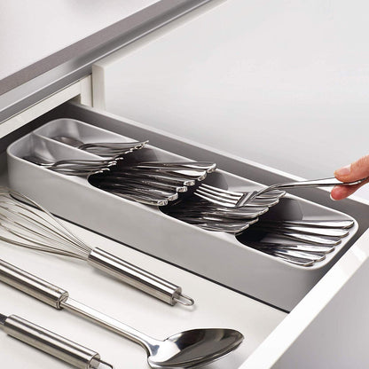 Wukusy 1-piece cutlery tray box for organizing and storing cutlery safely in kitchen drawers.
