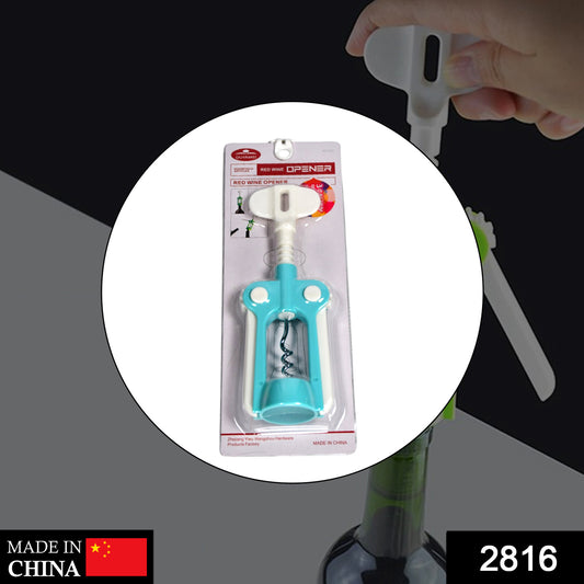 Wukusy waiter wine corkscrew and bottle opener for wine and beer, ideal for restaurants, bars, and home use.