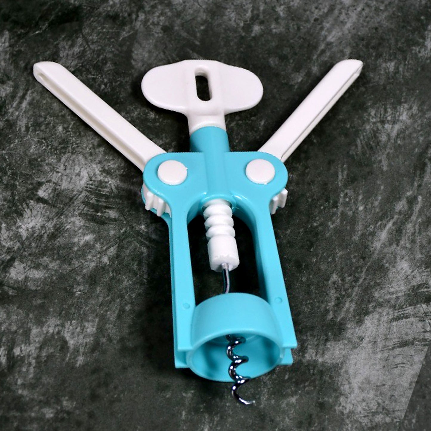 Wukusy waiter wine corkscrew and bottle opener for wine bottles and beer caps, ideal for home, bar, and restaurant use.