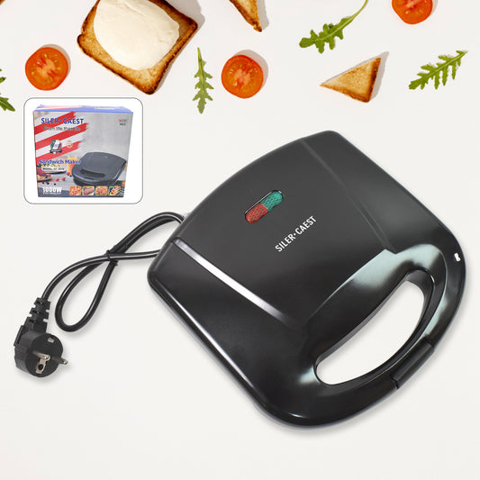 Wukusy waffle maker with non-stick plates, makes two square waffles, features indicator lights for easy use.