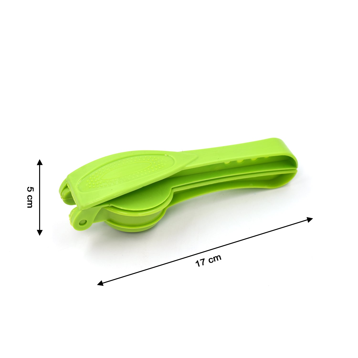 Wukusy 2856 plastic lemon squeezer and opener, 2-in-1 kitchen tool for citrus juice extraction and fruit opening.