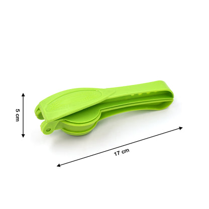 Wukusy 2856 plastic lemon squeezer and opener, 2-in-1 kitchen tool for citrus juice extraction and fruit opening.