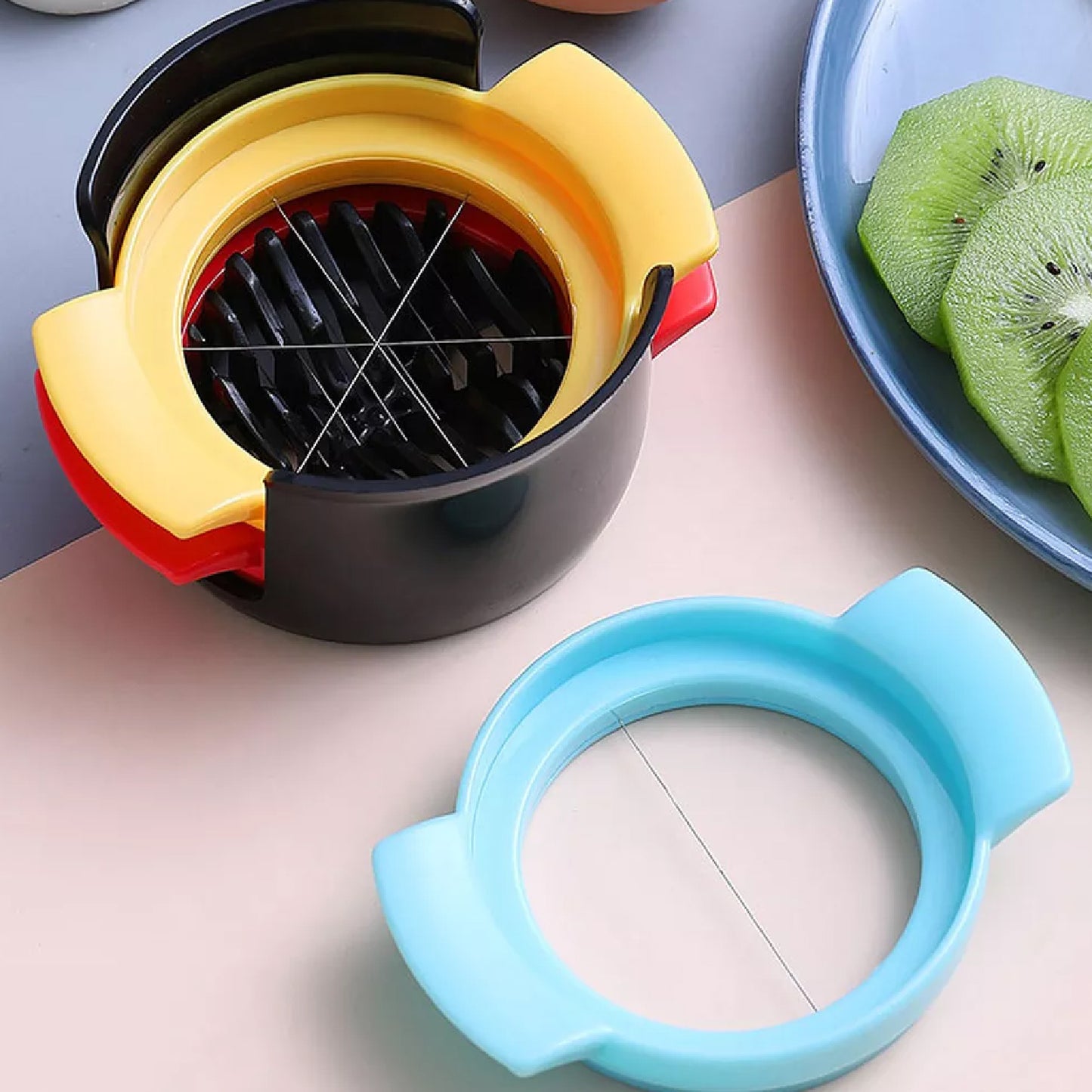 Wukusy 3-in-1 stainless steel cutting wire cutter with durable blades, ideal for home and kitchen use.
