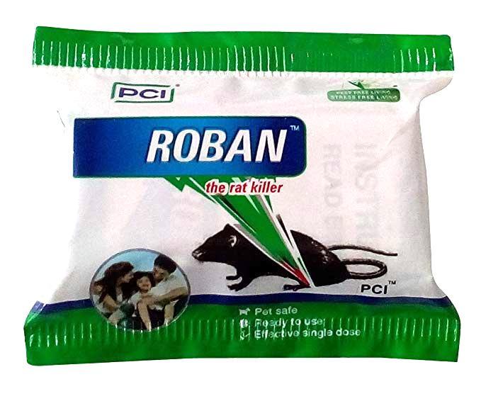 Small brown Roban The Rat Killer trap by Wukusy, designed for home rat control, shown in a close-up image.