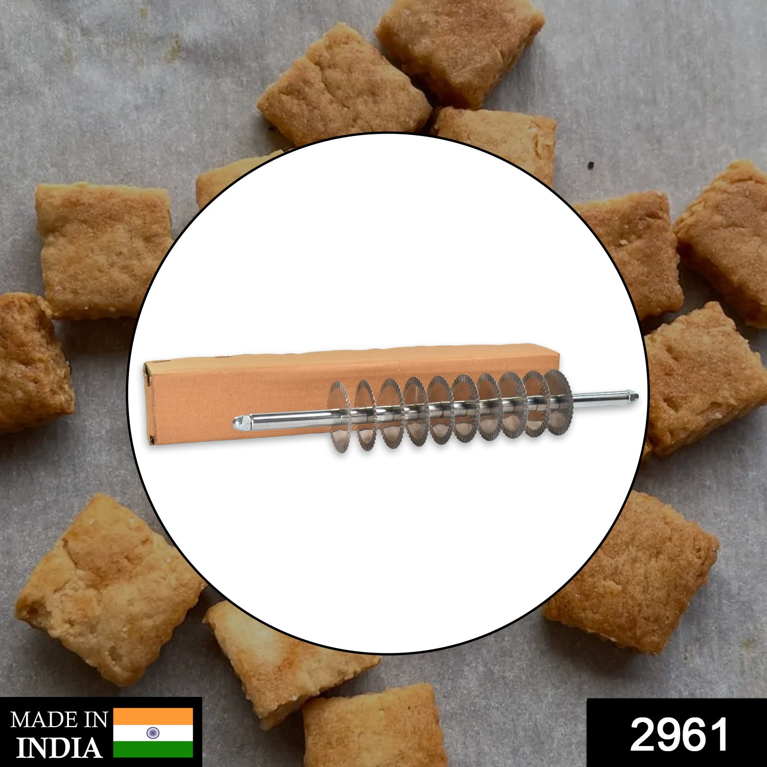 Wukusy dough cutter tool for kitchen use, designed for precise dough cutting and baking preparation.